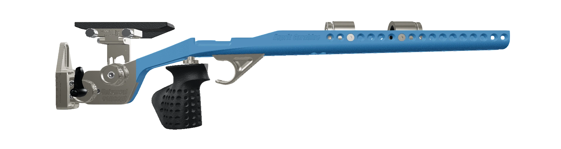 Crosse avec double support de canon, vue de présentation